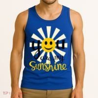 You Are My Sunshine Smiley Smiling Sun Gift Tank Top thumb 3