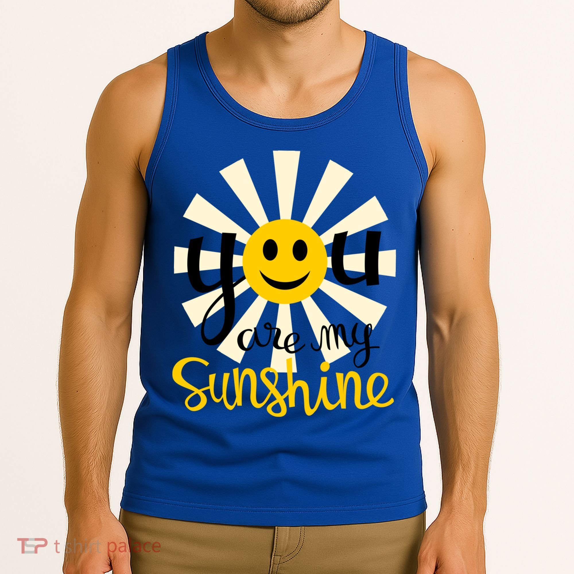 You Are My Sunshine Smiley Smiling Sun Gift Tank Top