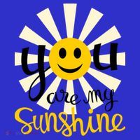 You Are My Sunshine Smiley Smiling Sun Gift Kids Sweatshirt thumb 2
