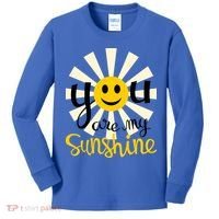 You Are My Sunshine Smiley Smiling Sun Gift Kids Long Sleeve Shirt thumb 0