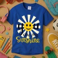 You Are My Sunshine Smiley Smiling Sun Gift Kids T-Shirt thumb 3