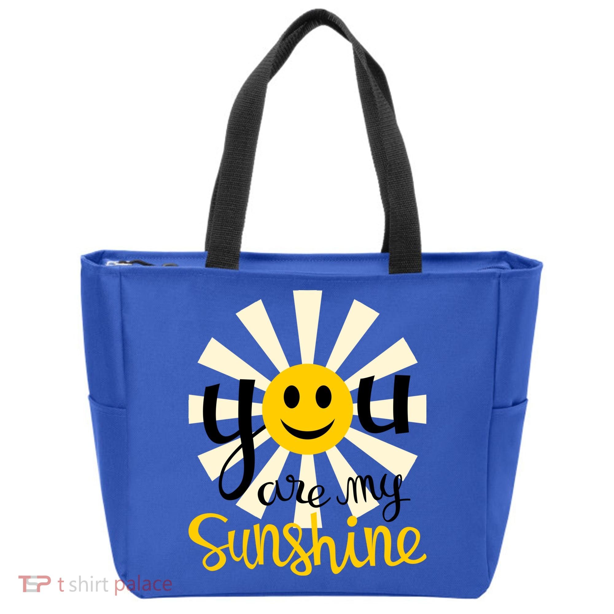 You Are My Sunshine Smiley Smiling Sun Gift Tote Bag