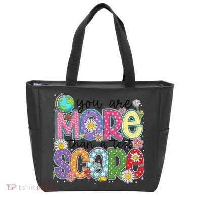 You Are More Than A Test Score Test Day Star Testing Team Tote Bag