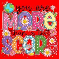 You Are More Than A Test Score Test Day Star Testing Team Santa Hat thumb 1