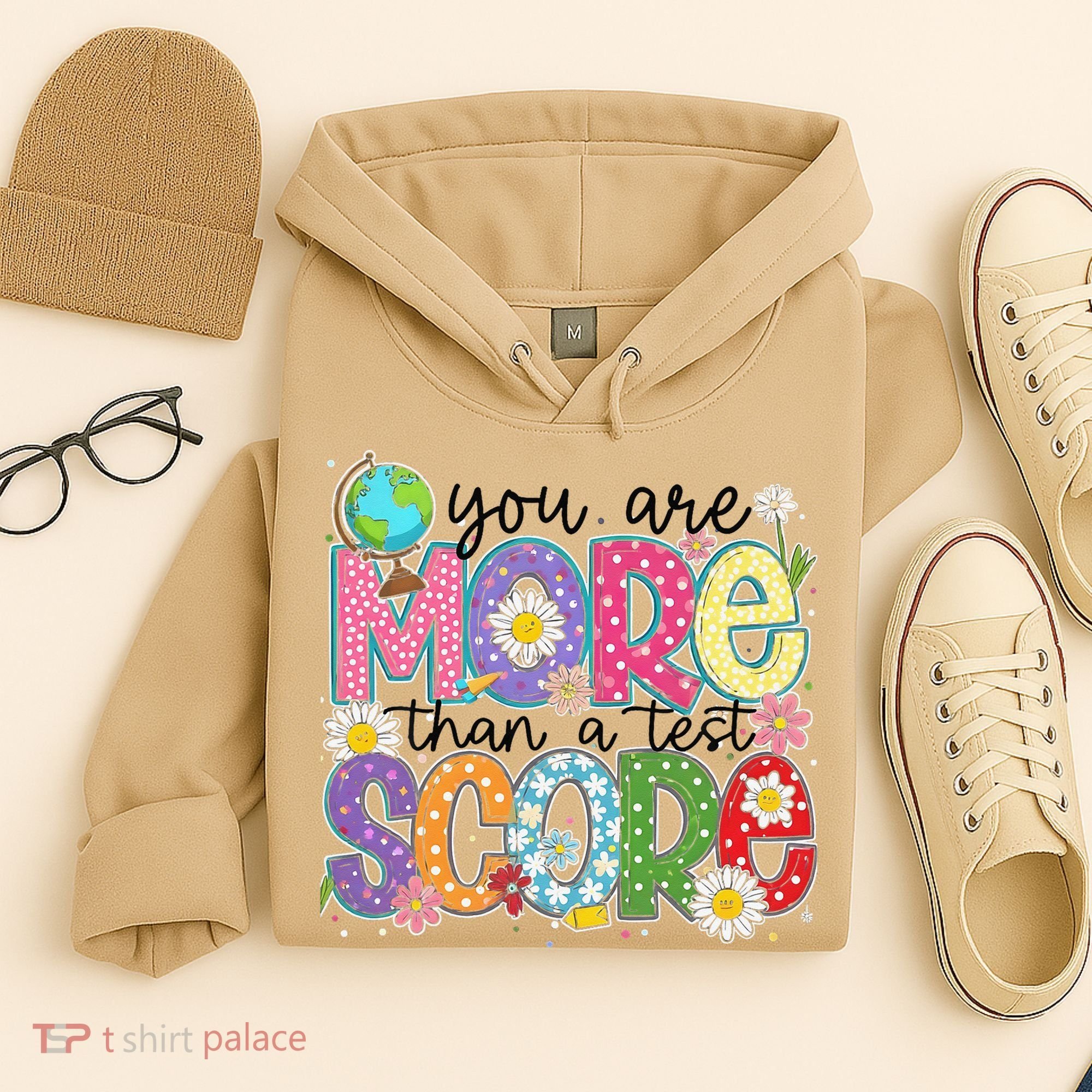You Are More Than A Test Score Test Day Star Testing Team Hoodie