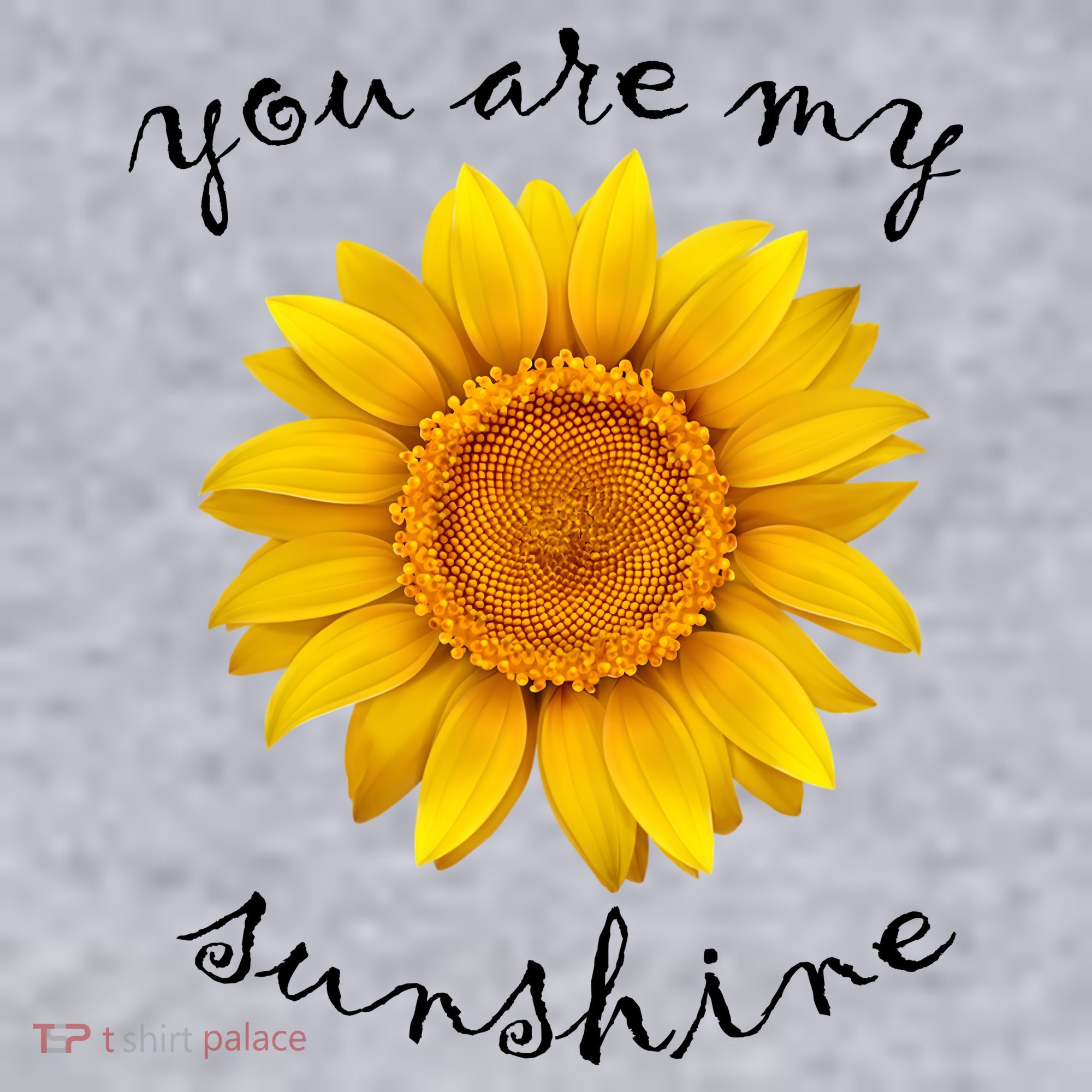 You Are My Sunshine Sunflower Women's Racerback Cropped Tank
