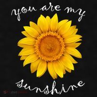 You Are My Sunshine Sunflower Ladies PosiCharge Tri-Blend Wicking Tank thumb 2