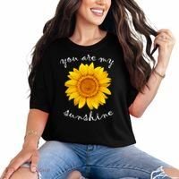You Are My Sunshine Sunflower Comfort Colors T-Shirt thumb 0