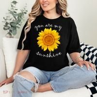 You Are My Sunshine Sunflower Comfort Colors T-Shirt thumb 2