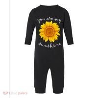 You Are My Sunshine Sunflower Infant Fleece One Piece thumb 0