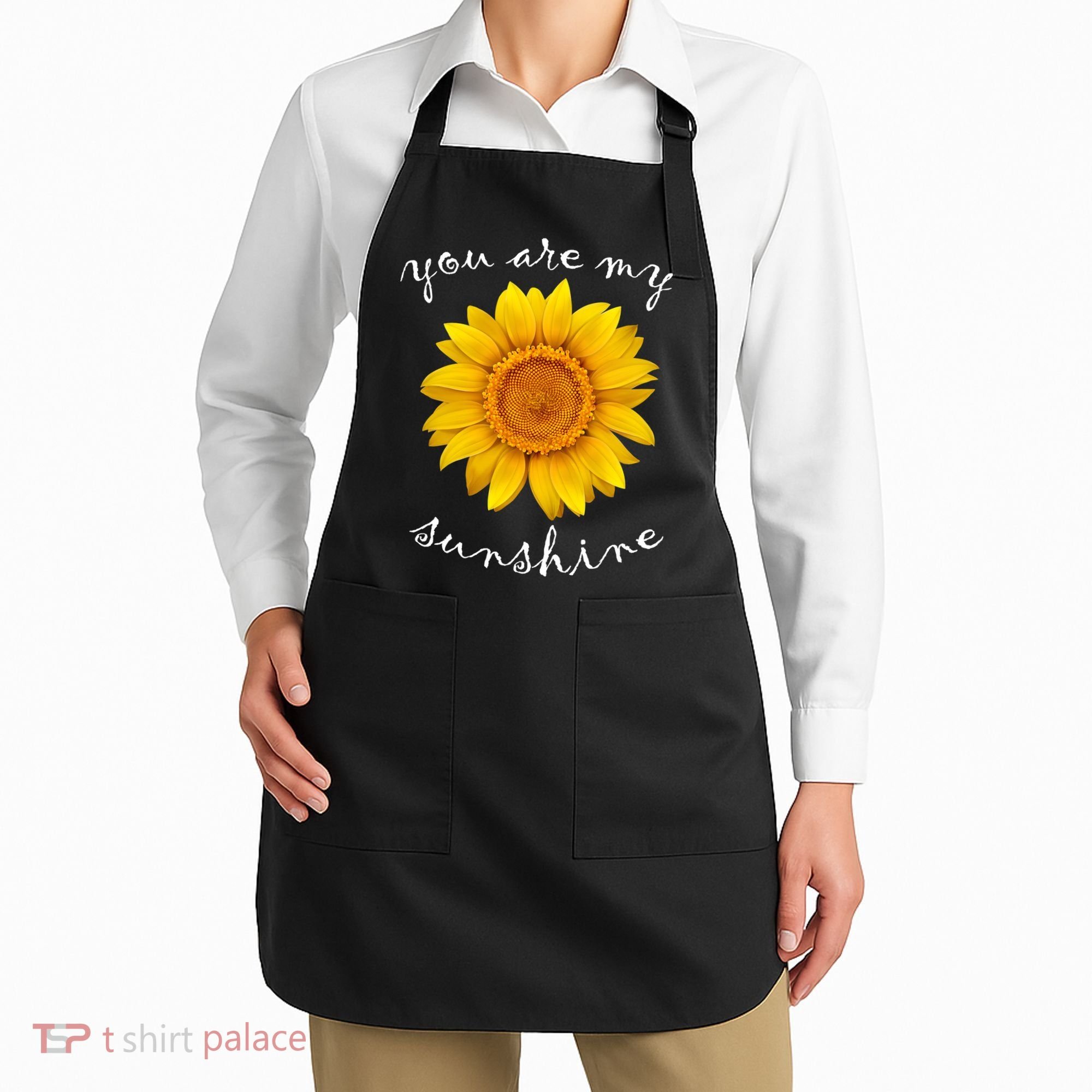 You Are My Sunshine Sunflower Apron