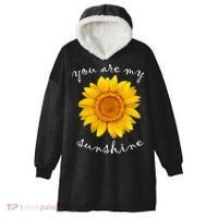 You Are My Sunshine Sunflower Hooded Wearable Blanket thumb 0
