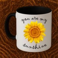 You Are My Sunshine Sunflower Coffee Mug thumb 2