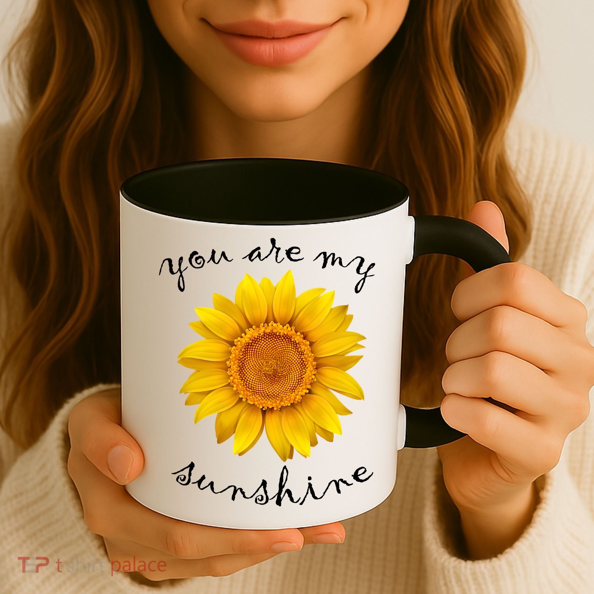 You Are My Sunshine Sunflower Coffee Mug