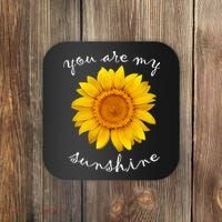 You Are My Sunshine Sunflower Coaster thumb 0