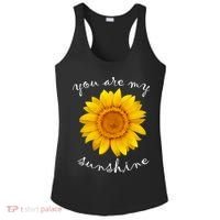 You Are My Sunshine Sunflower Ladies PosiCharge Competitor Racerback Tank thumb 0