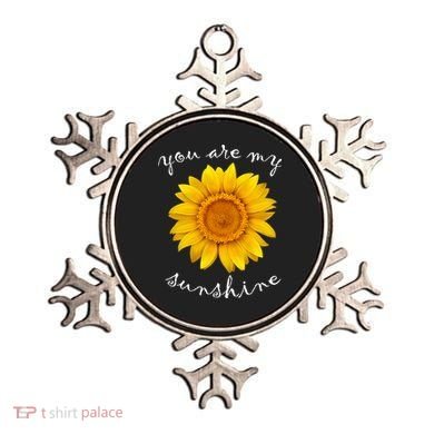 You Are My Sunshine Sunflower Ornament