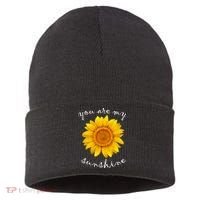 You Are My Sunshine Sunflower Sustainable Knit Beanie thumb 0