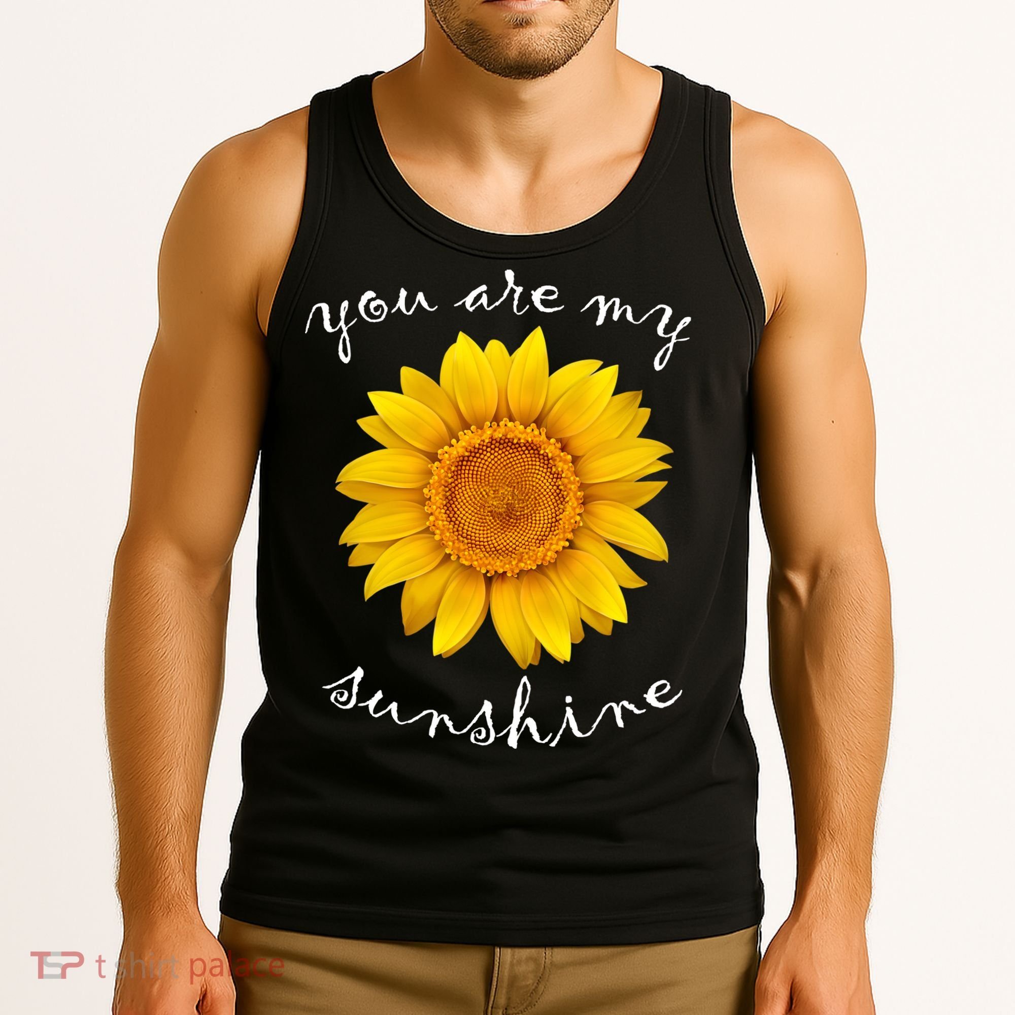 You Are My Sunshine Sunflower Tank Top