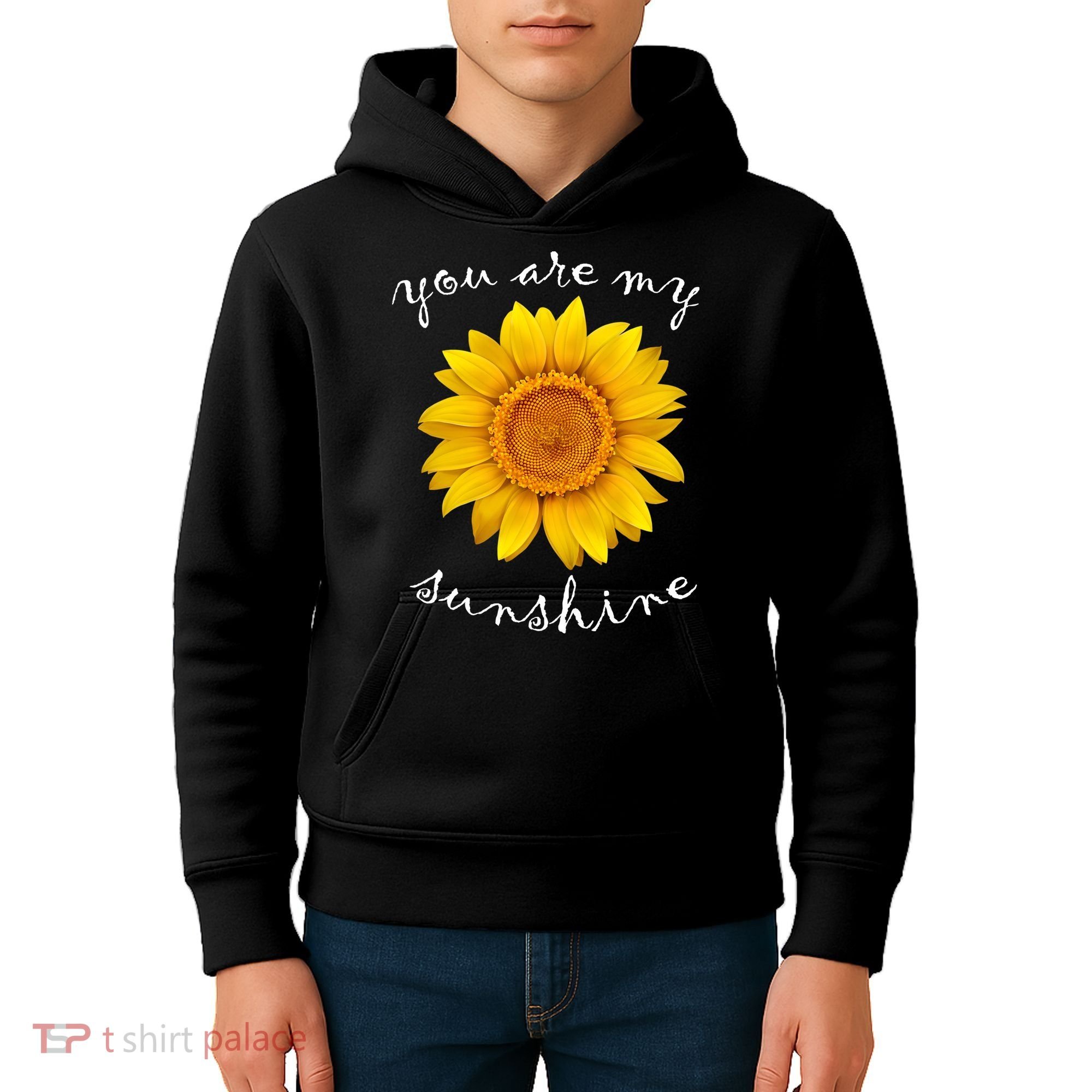 You Are My Sunshine Sunflower Kids Hoodie