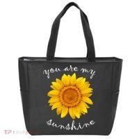 You Are My Sunshine Sunflower Tote Bag thumb 0