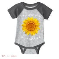 You Are My Sunshine Sunflower Infant Baby Jersey Bodysuit thumb 0