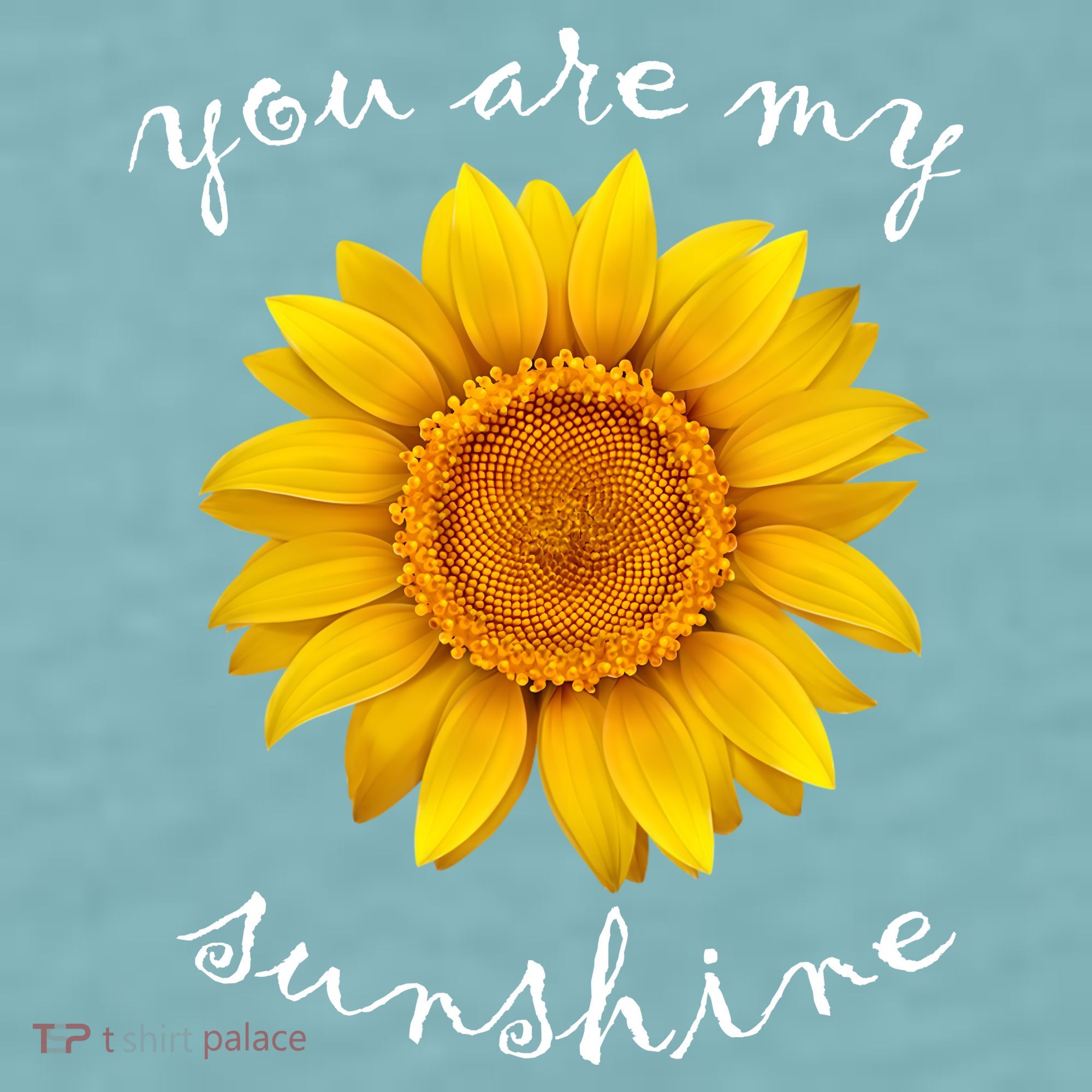You Are My Sunshine Sunflower Sueded Cloud Jersey T-Shirt