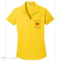 You Are My Sunshine Sunflower Women's Dry Zone Grid Polo thumb 0