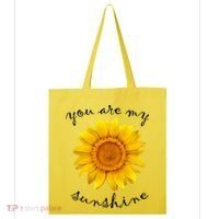 You Are My Sunshine Sunflower Tote Bag thumb 0