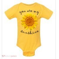 You Are My Sunshine Sunflower Baby Bodysuit thumb 0