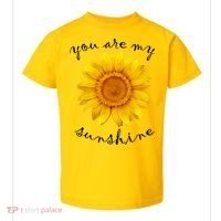 You Are My Sunshine Sunflower Toddler T-Shirt thumb 0