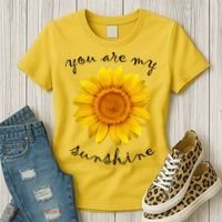 You Are My Sunshine Sunflower Women's T-Shirt thumb 3