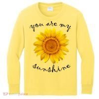 You Are My Sunshine Sunflower Kids Long Sleeve Shirt thumb 0
