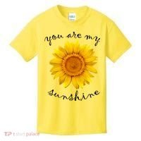 You Are My Sunshine Sunflower Kids T-Shirt thumb 0