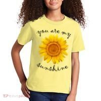 You Are My Sunshine Sunflower Kids T-Shirt thumb 2