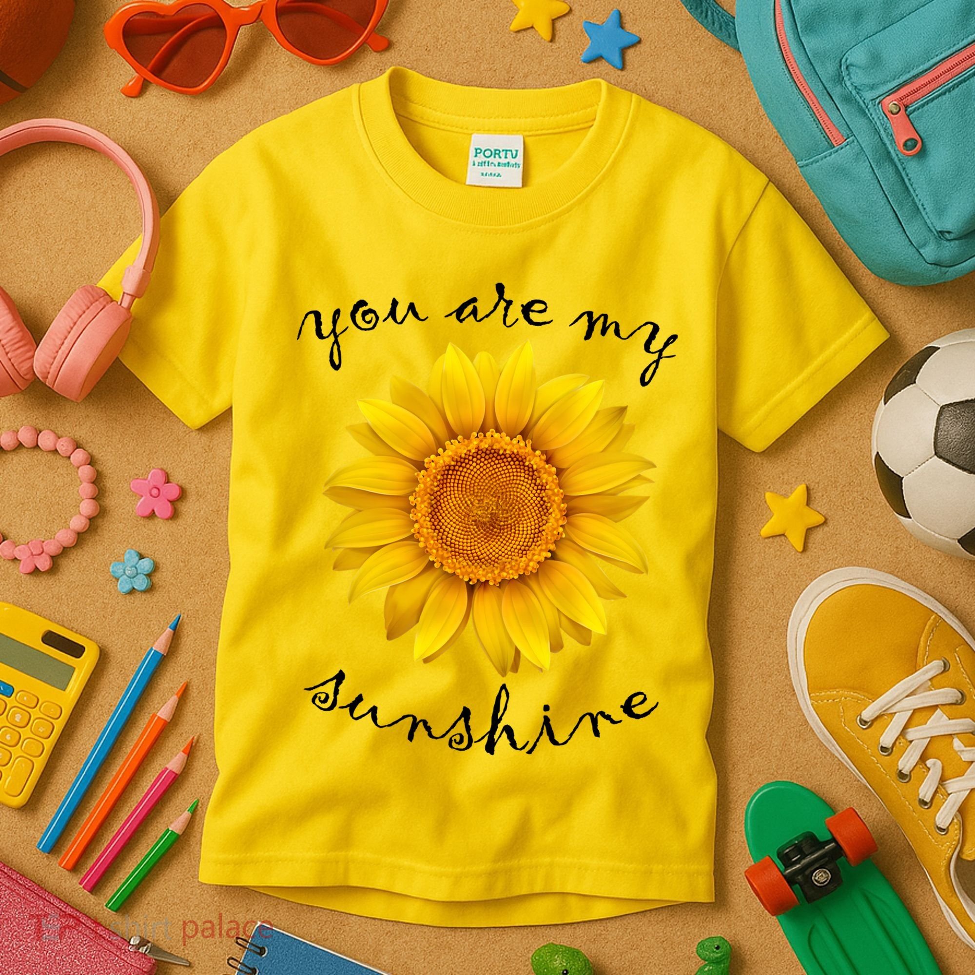 You Are My Sunshine Sunflower Kids T-Shirt