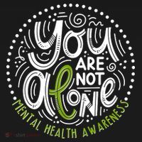 You Are Not Alone Mental Health Awareness Women's Hoodie thumb 2