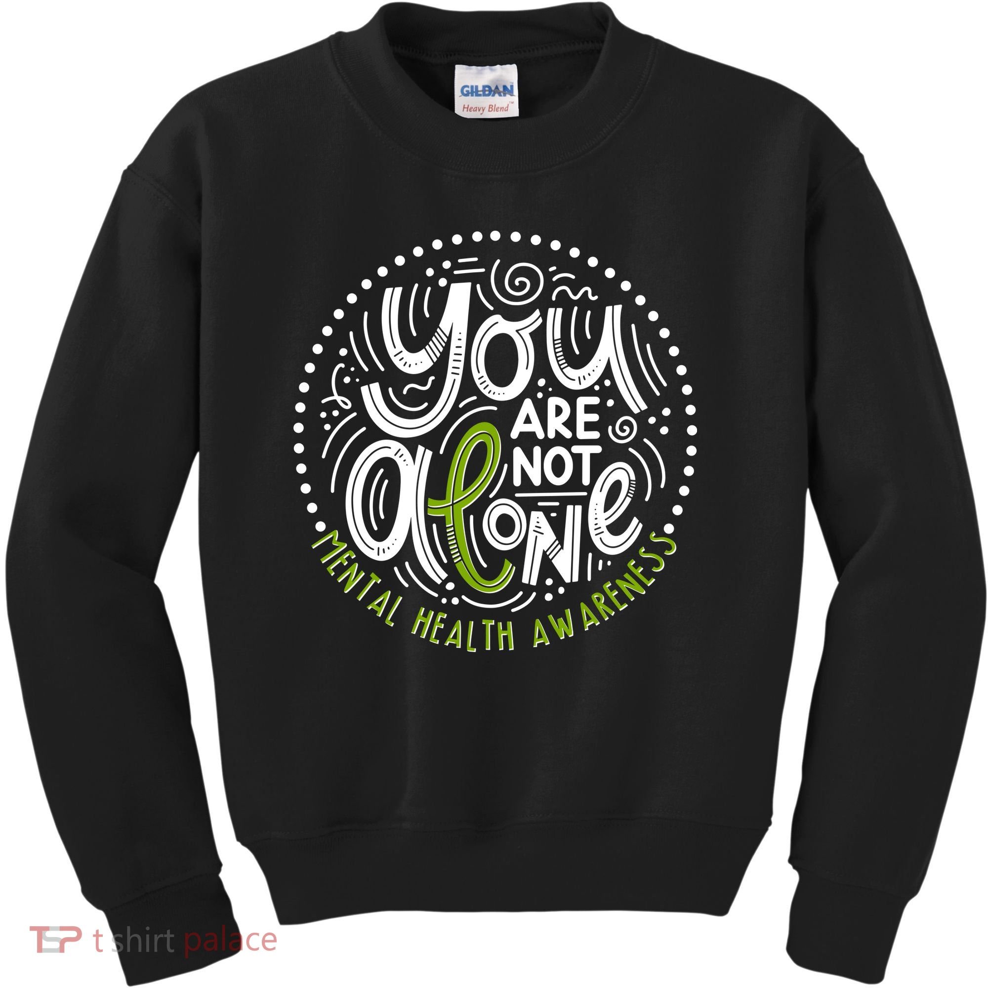 You Are Not Alone Mental Health Awareness Kids Sweatshirt