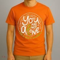 You Are Not Alone Mental Health Awareness T-Shirt thumb 3