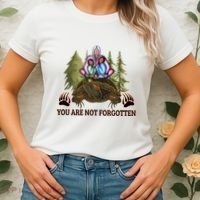 You Are Not Forgotten Every Child Matters Awareness For Indigenous Women's T-Shirt thumb 2