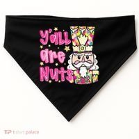 YAll Are Nuts Merry Christmas Nutcracker Lover USA-Made Doggie Bandana thumb 0