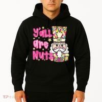 YAll Are Nuts Merry Christmas Nutcracker Lover Hoodie thumb 2