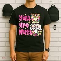 YAll Are Nuts Merry Christmas Nutcracker Lover T-Shirt thumb 6