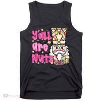 YAll Are Nuts Merry Christmas Nutcracker Lover Tank Top thumb 0
