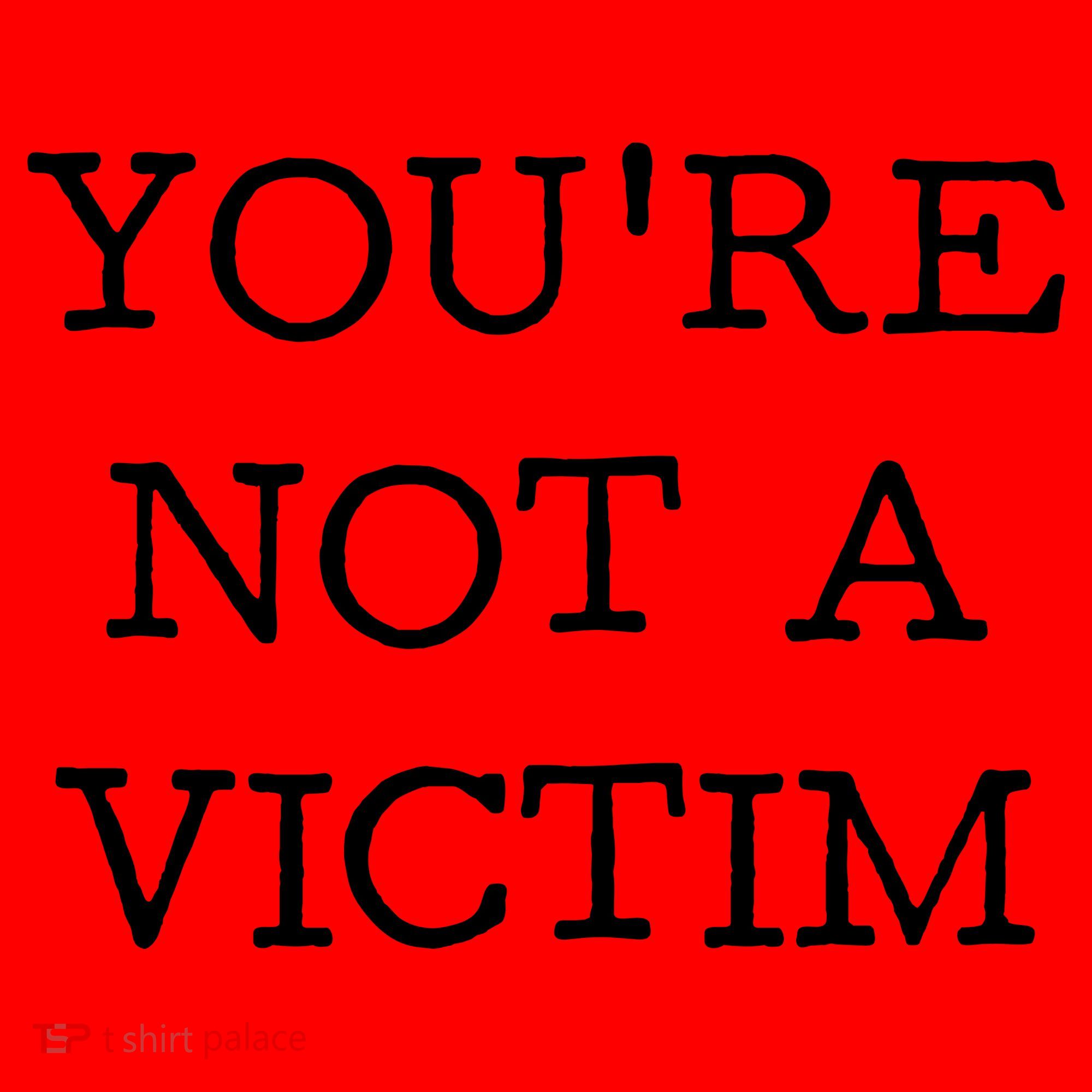 You Are Not A Victim Santa Hat