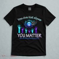 You Are Not Alone You Matter Suicide Prevention Awareness T-Shirt thumb 5