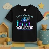 You Are Not Alone You Matter Suicide Prevention Awareness Toddler T-Shirt thumb 3
