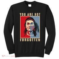 You Are Not Forgotten Mmiw Awareness Native American Indian Sweatshirt thumb 0