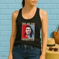You Are Not Forgotten Mmiw Awareness Native American Indian Women's Tank Top thumb 2