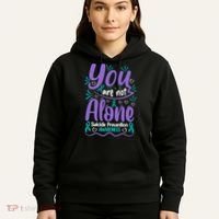 You Are Not Alone Suicide Prevention Awareness Hoodie thumb 5